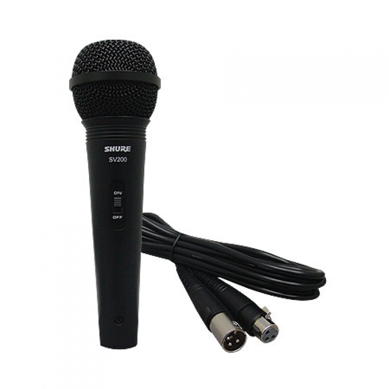 SHURE - Microfono per voce, dinamico, cardioide con interruttore.