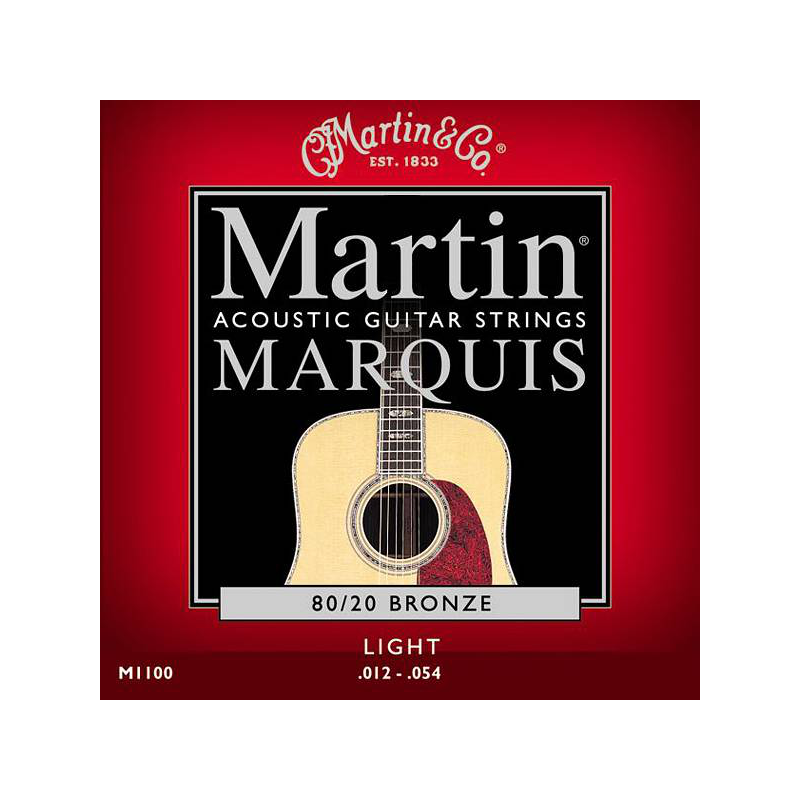 MARTIN e CO. - Cordiera per chitarra acustica bronze wound - 012/054