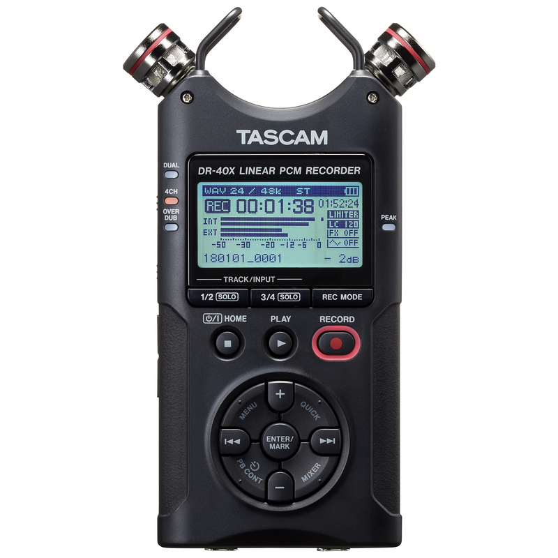 TASCAM - REGISTRATORE PORTATILE 4 CANALI E INTERFACCIA AUDIO USB 2 IN / 2 OUT