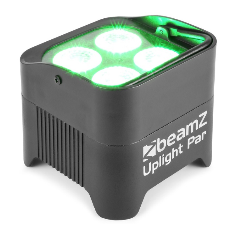BEAM Z - Uplight Par 4x10W 6in1 RGBWA-UV LiBatt. DMX IRC