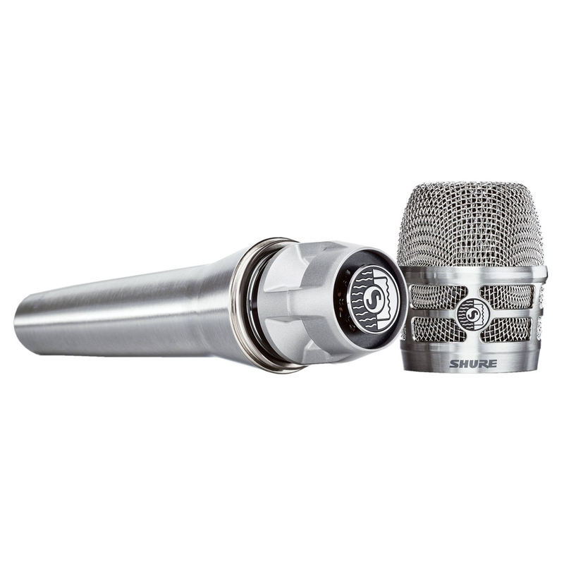 SHURE - Microfono dinamico doppio diaframma per voce - Colore silver