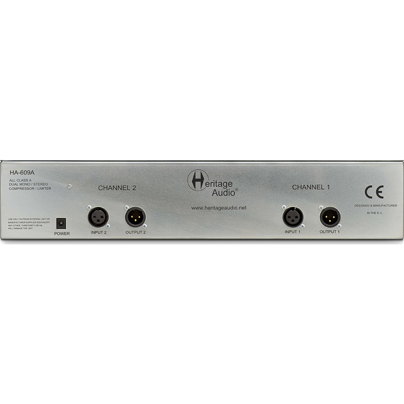 HERITAGE AUDIO - Compressore/limiter a ponte di diodi doppio canale, riedizione del famoso 609