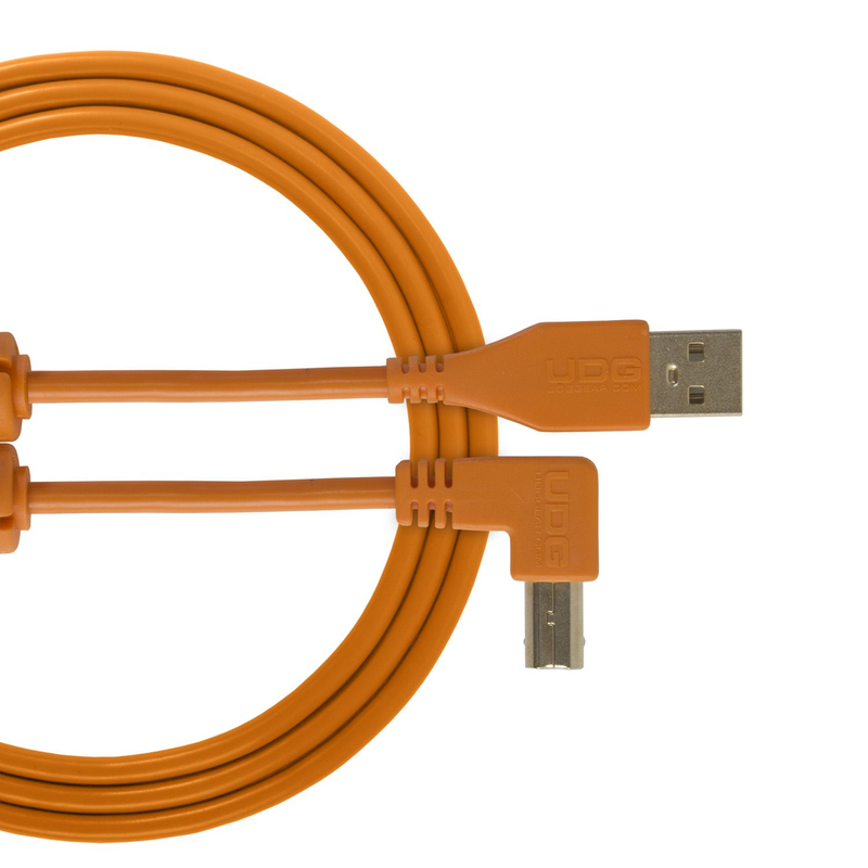 UDG - Cavo USB 2.0 A-B Orange Angolare da 3mt.