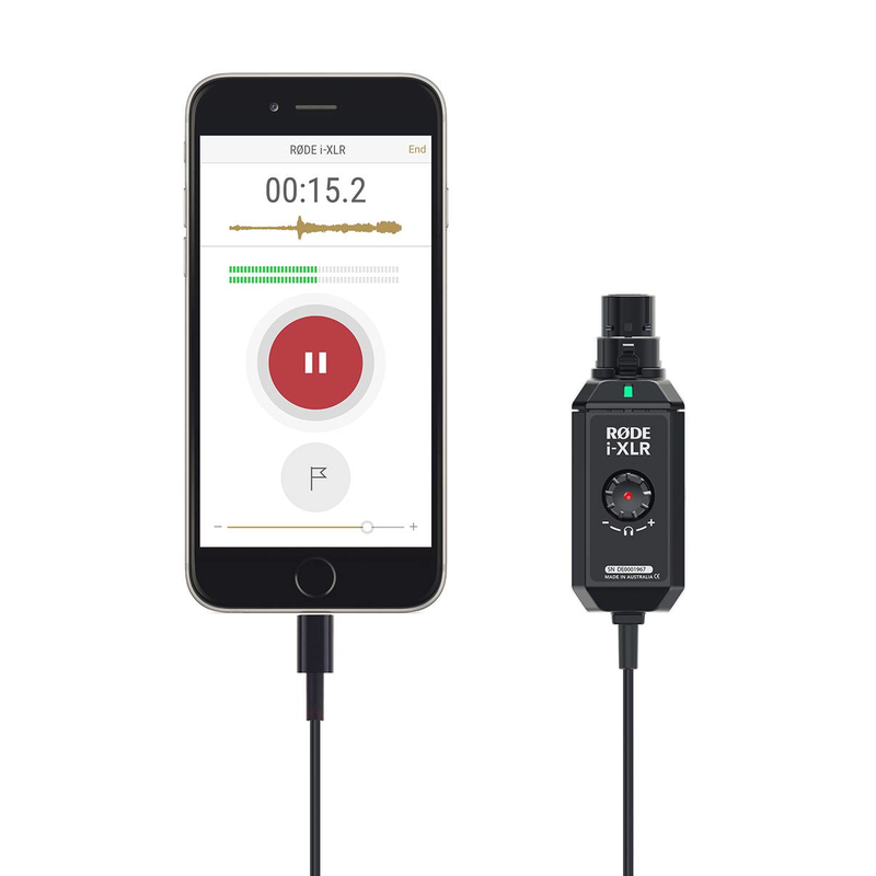 RODE - Interfaccia audio per dispositivi iOS con connessione per microfoni dinamici e autoalimentati